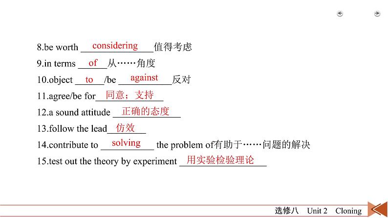 (人教版)高考英语一轮复习课件 选修8 Unit 2 (含详解)05