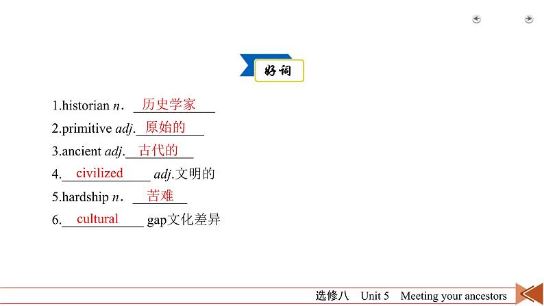 (人教版)高考英语一轮复习课件 选修8 Unit 5 (含详解)04