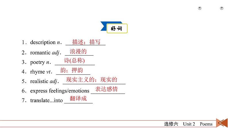 (人教版)高考英语一轮复习课件 选修6 Unit 2 (含详解)第4页