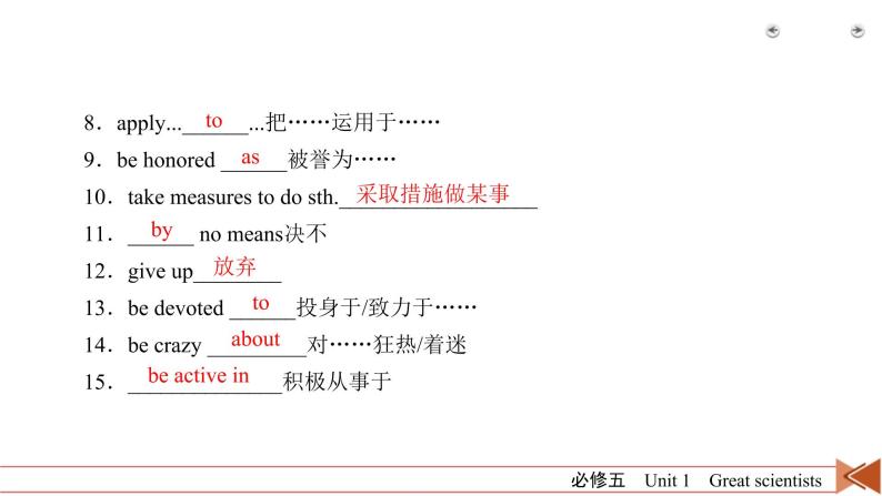 (人教版)高考英语一轮复习课件 必修5 Unit 1 (含详解)05