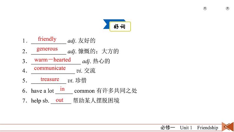 (人教版)高考英语一轮复习课件 必修1 Unit 1 (含详解)04