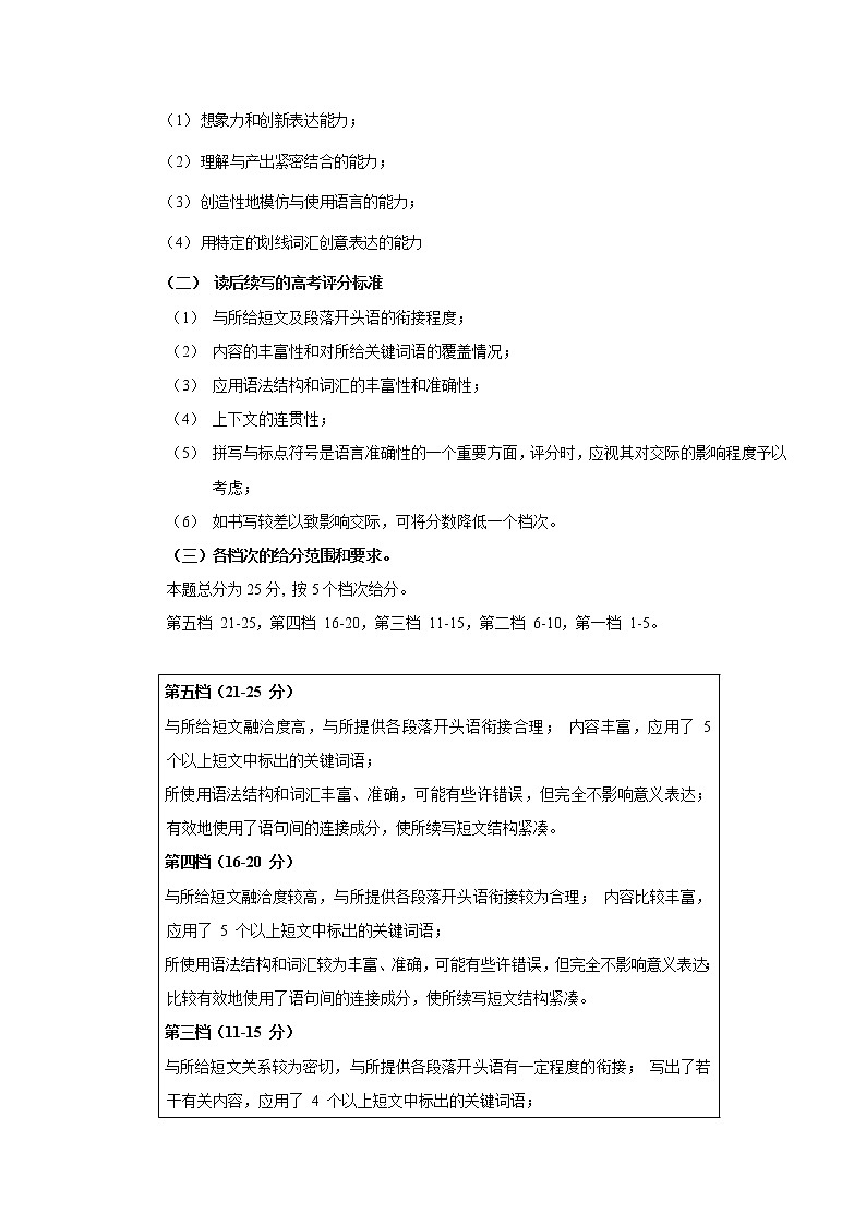 (通用版)高考英语二轮复习写作备考技巧专题10《读后续写续写综合训练》(含答案)第2页