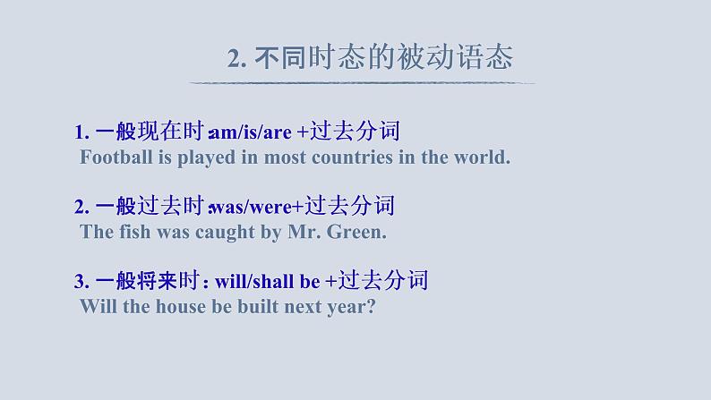 【讲语法】09 被动语态高考英语语法知识点梳理课件（全国通用）07