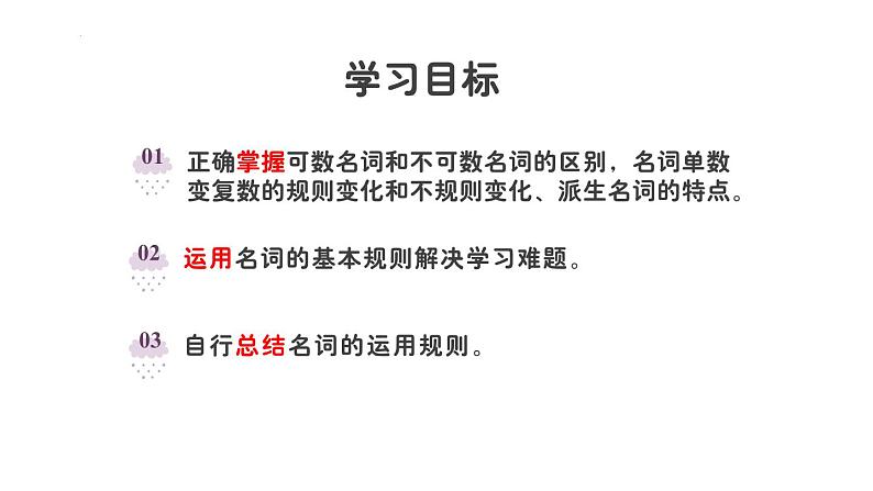 二轮复习专题01习 名词 高考英语语法专项讲练课件03