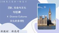 高三英语一轮复习（新教材新高考） 历史、社会与文化 专题课件  4　Diverse Cultures 文化的多样性