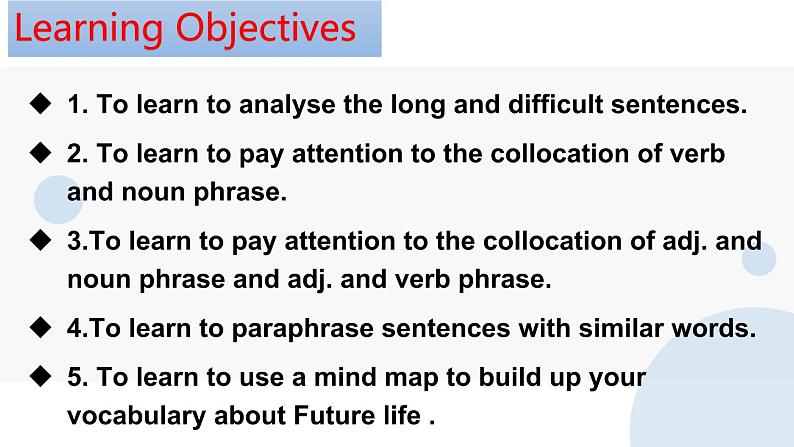 人教版选修一 Unit 2 Looking into the Future Build up your vocabulary 课件第3页