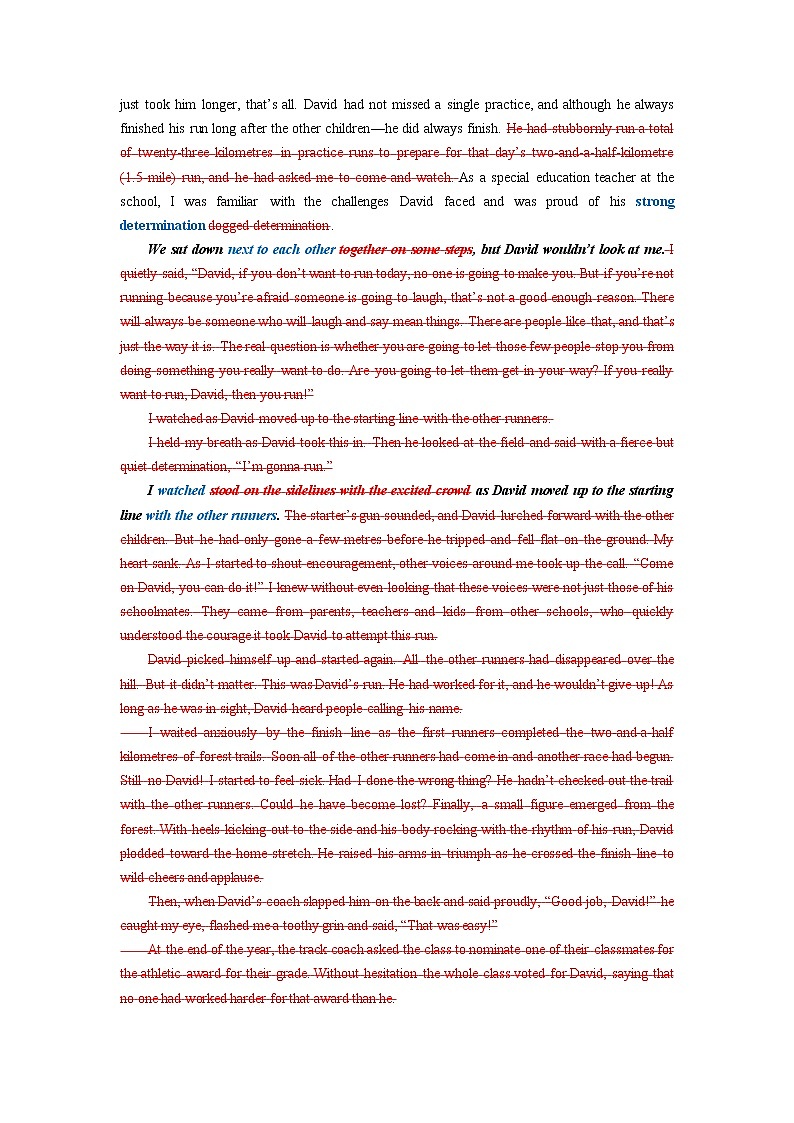 【高考真题解密】高考英语真题题源——专题09《读后续写（患病男孩的赛跑）》母题解密（新高考卷）第3页