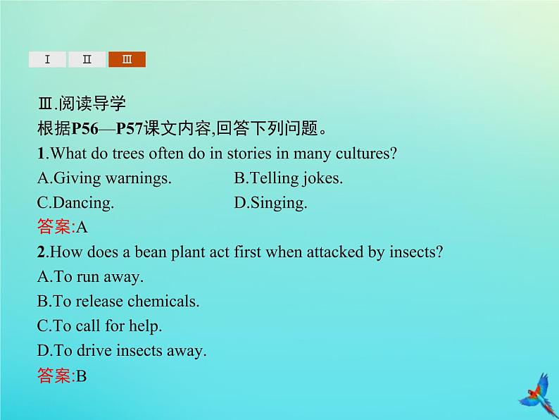 外研版高中英语选择性必修第一册unit5 revealing nature sectionc developing ideas and presenting ideas and reflection课件06