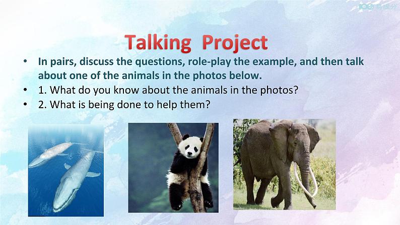 Unit 2 Wildlife protectionListening Speaking 课件08