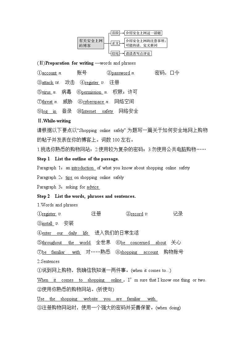 Unit 5 Music Section Ⅶ Reading for Writing教案02
