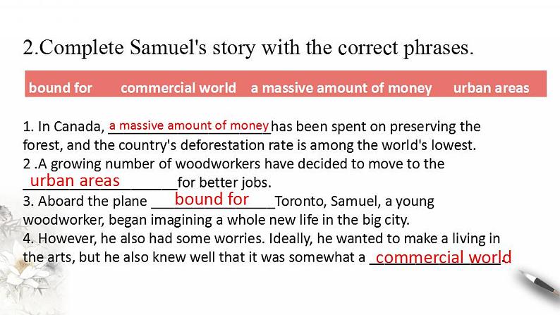 Unit 4 Journey Across a Vast Land Period 2  课件08