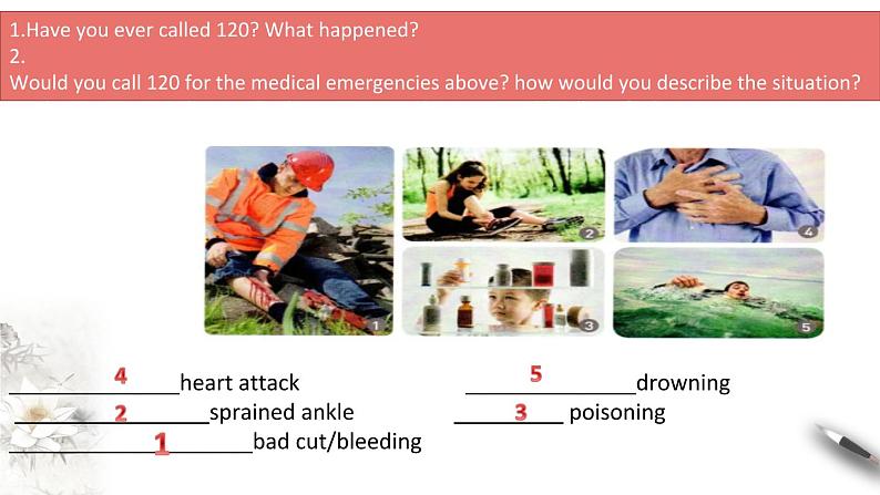 Unit 5 First Aid  Period 4  课件第3页