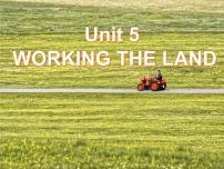 高中英语人教版 (2019)选择性必修 第一册Unit 5 Working the Land教学课件ppt