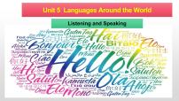 高中英语人教版 (2019)必修 第一册Unit 5 Languages around the world教学课件ppt