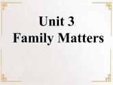 外研版（2019）必修第一册Unit 3 Family Matters Vocabulary 词汇课件