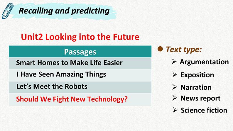 人教版（2019）选择性必修 第一册Unit 2 Looking into the Future群文课件第3页