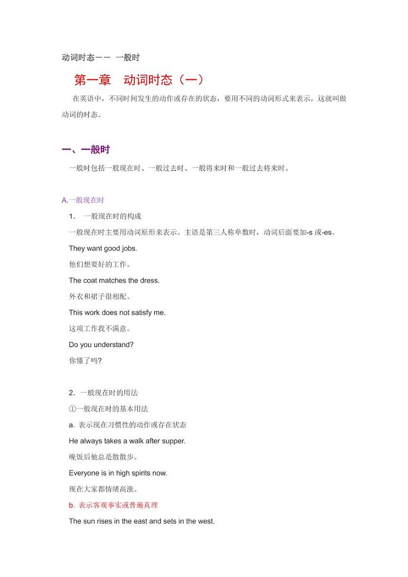 高中英语语法大全-精讲教程(最全版)第2页