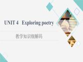 譯林版高中英語選擇性必修第一冊UNIT4教學知識細解碼課件+學案