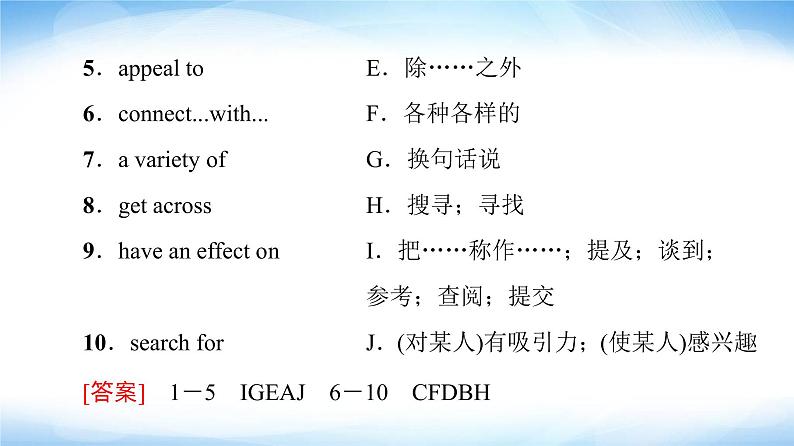 译林版高中英语选择性必修第二册Unit1预习新知早知道2课件+学案07