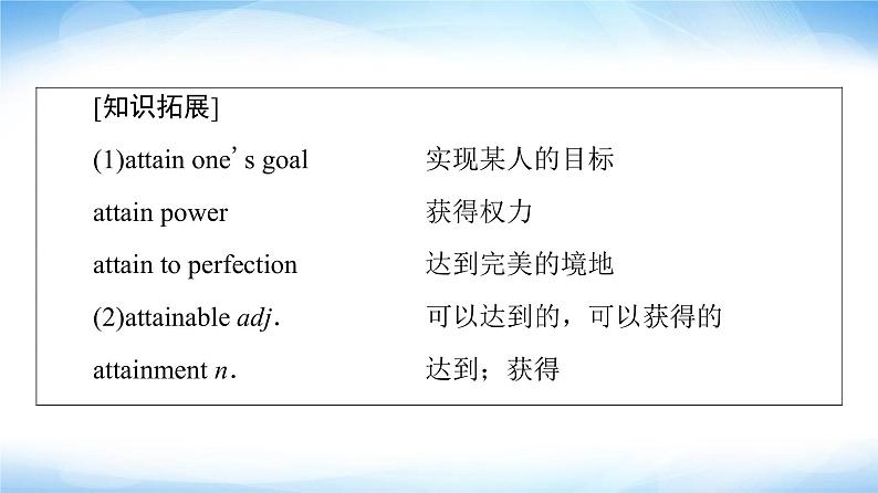 译林版高中英语选择性必修第四册UNIT3教学知识细解码课件+学案06