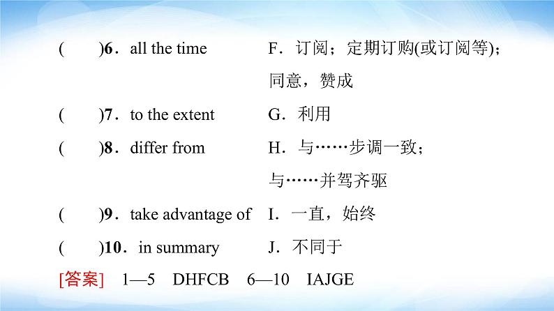 译林版高中英语选择性必修第四册UNIT4预习新知早知道1课件第4页