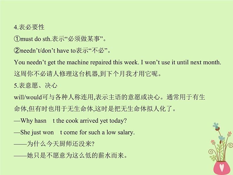 高考英语二轮复习语法专练专题四情态动词和虚拟语气课件 (含解析)08