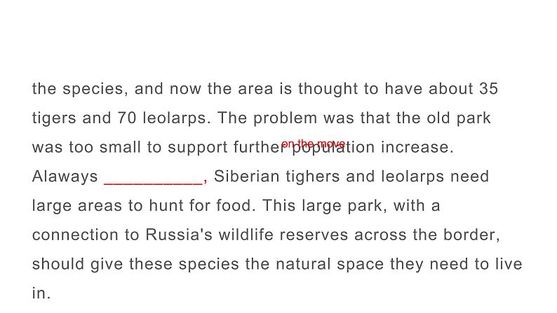 人教版选择性必修第一册 Unit 3 Fascinating Parks Learning about language 课件第7页