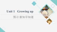 高中英语外研版 (2019)选择性必修 第二册Unit 1 Growing up课文内容课件ppt