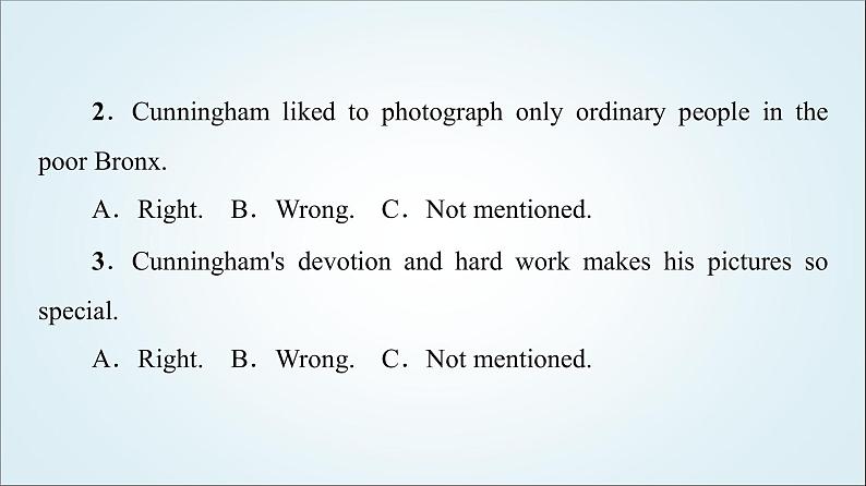 外研版高中英语选择性必修第三册Unit2理解课文精研读课件+学案03