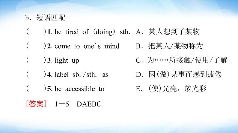 外研版高中英语选择性必修第一册Unit4预习新知早知道2课件+学案04