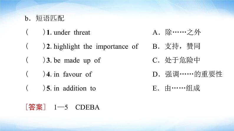 外研版高中英语选择性必修第一册Unit6预习新知早知道2课件+学案04