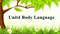 高中英语人教版 (2019)选择性必修 第一册Unit 4 Body Language教案配套课件ppt