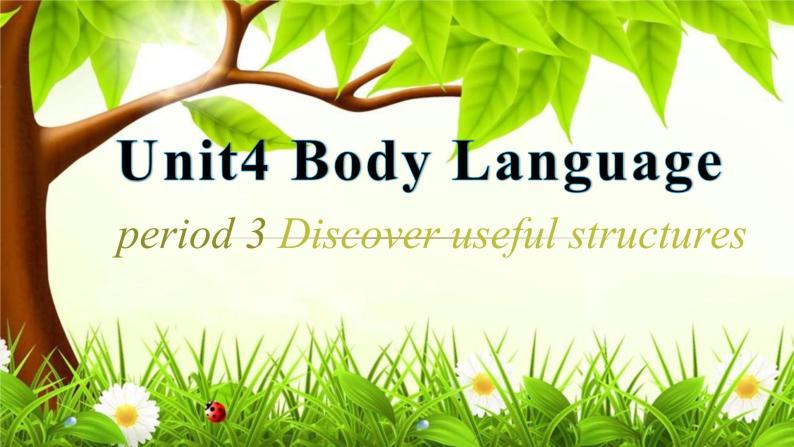 Unit4 Body Language语法课件PPT03