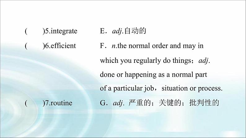 人教版高中英语选择性必修第一册Unit 2 预习 新知早知道课件+学案03