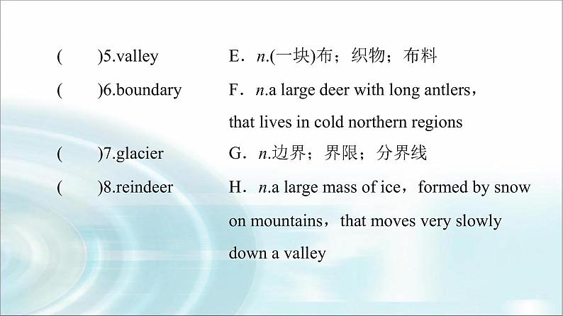 人教版高中英语选择性必修第一册Unit 3 预习 新知早知道课件+学案03