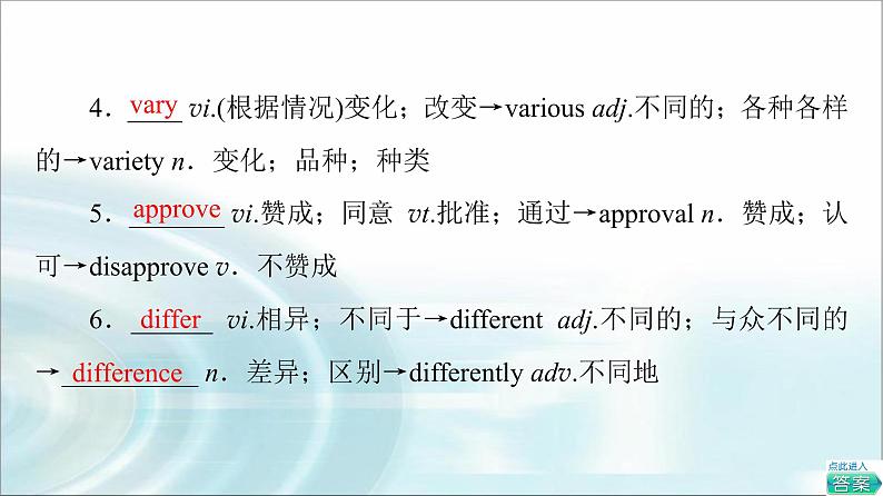 人教版高中英语选择性必修第一册Unit 4 教学 知识细解码课件第3页