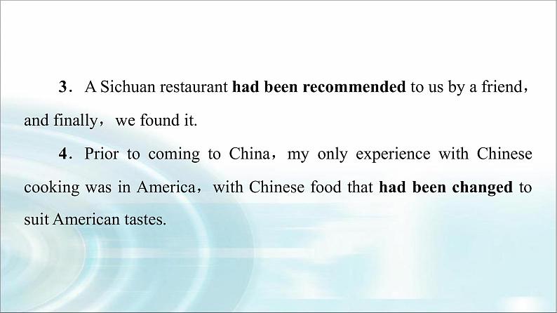 人教版高中英语选择性必修第二册UNIT 3 突破 语法大冲关课件第3页