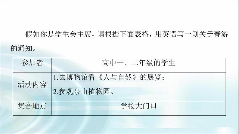 人教版高中英语选择性必修第三册UNIT 1 表达 作文巧升格课件+学案07