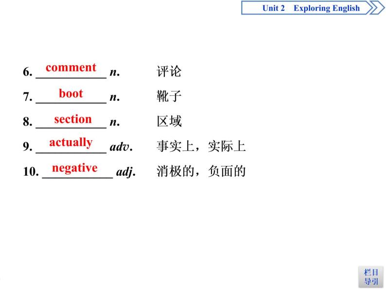 Unit 2 Exploring English  Section Ⅱ　Integrating skills & Developing ideas(PPT课件)03