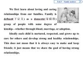 Unit 3 Fmaily Matters  Section Ⅰ　Starting out & Understanding ideas(PPT课件)