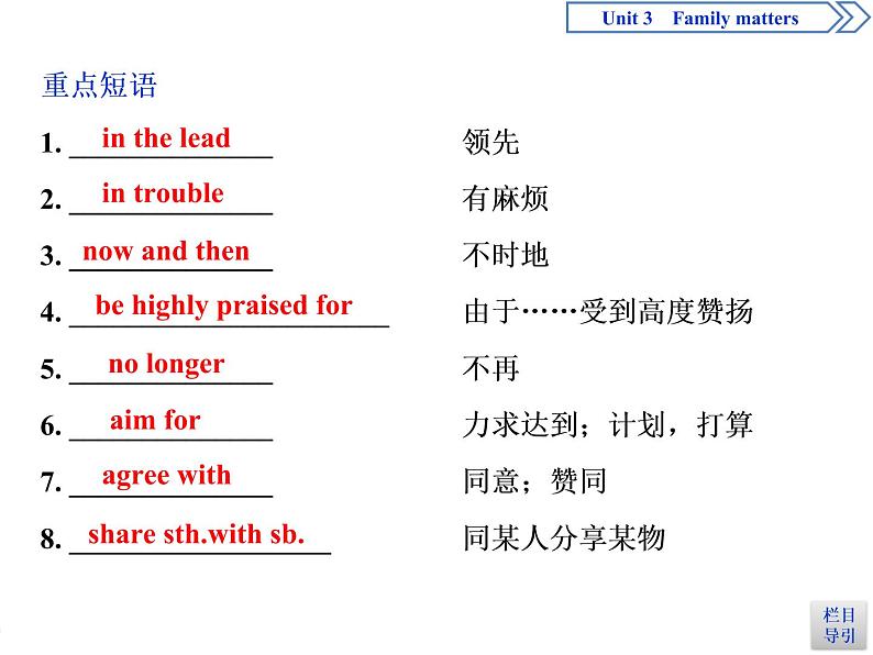 Unit 3 Family Matters  Section Ⅱ　Integrating skills & Developing ideas(PPT课件)06