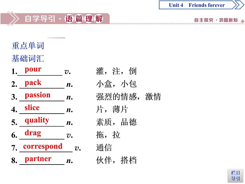 Unit 4 Friends Forver  Section Ⅱ　Integrating skills & Developing ideas(PPT 课件)02