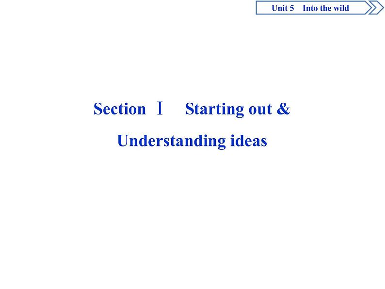 Unit 5 Into the wild Section Ⅰ　Starting out & Understanding ideas(PPT课件)第6页