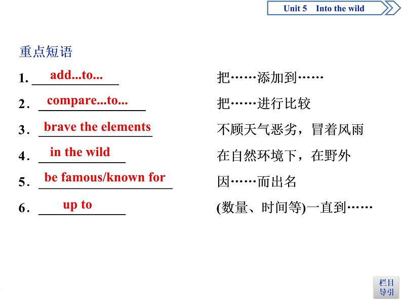 Unit 5 Into the wild Section Ⅱ　Integrating skills & Developing ideas(PPT课件)第6页