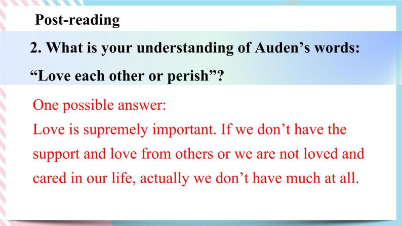 Unit 2 Lessons in Life Understanding ideas 课件06