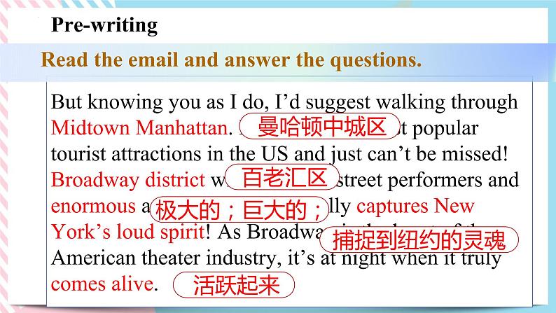 Unit 3 The World Meets China  Developing ideas — writing课件05