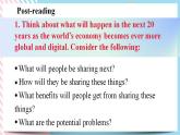 Unit 4 Everyday Economics  Developing ideas Reading 課件