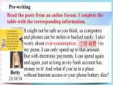 Unit 4 Everyday Economics  Developing ideas Writing課件