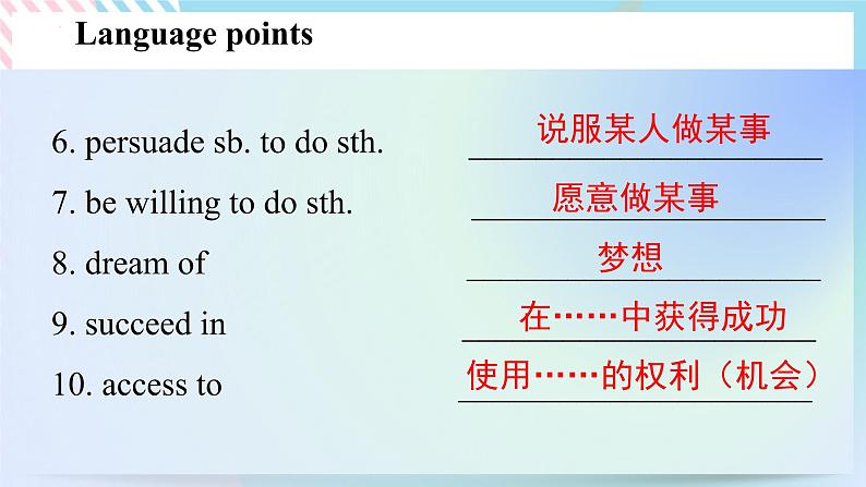 Unit 4 Everyday Economics Using language 语言点课件08