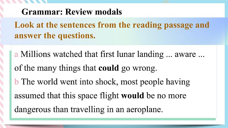 Unit 6 Space and Beyond  Using language 课件04